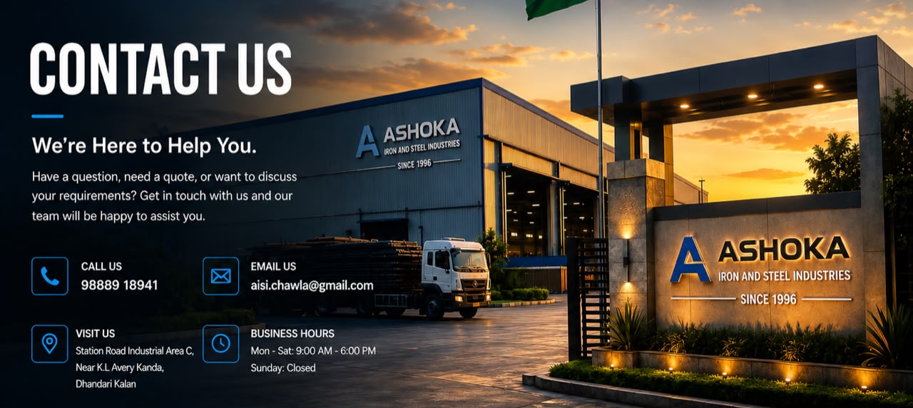 Ashoka Iron and Steel Industries — Contact Us